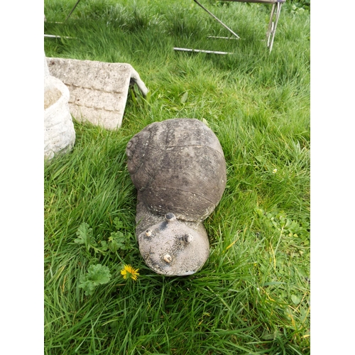 361 - A large garden ornamental snail