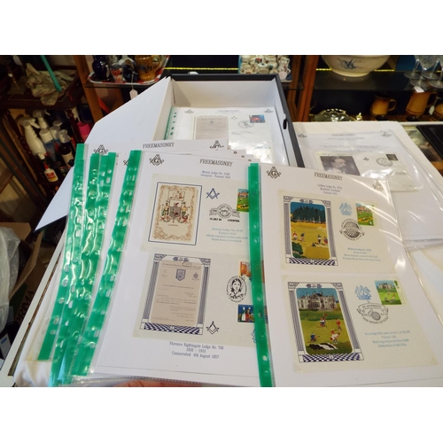 81 - A selection of topograpical 'Masonic' First Day Covers