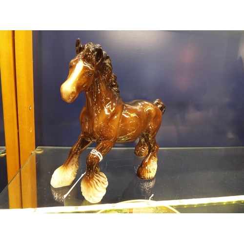 8 - A Beswick Shire horse