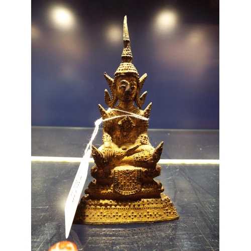 62 - A gilt bronze Asian figure