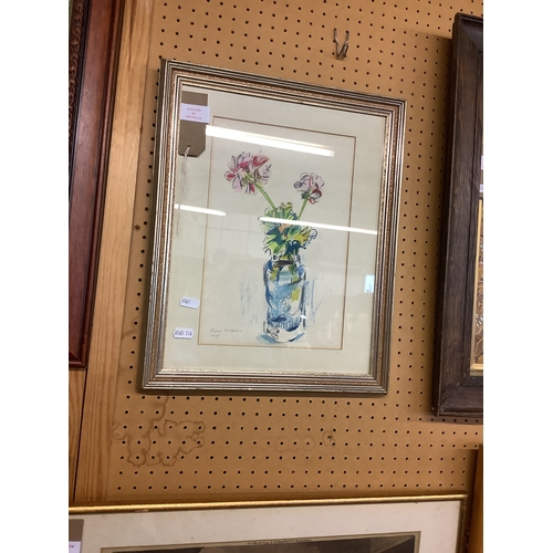 467 - A ROBERT NICHOLSON pastel still life dated 1979 signed lower left