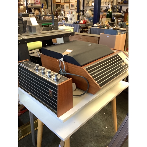 617 - A mid-Century BSR Ultra record deck and amplifier