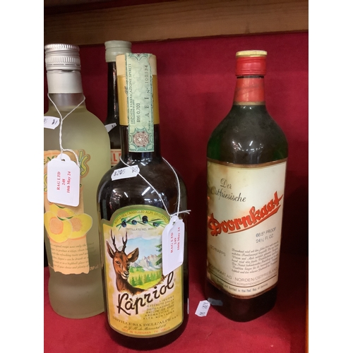249 - A bottle of Kapriol Liquore together with a bottle of Doornkaat Schnapps