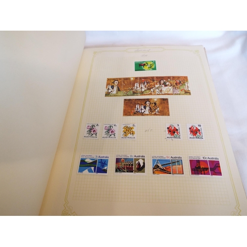 72 - An album housing a quantity of Australian stamps to include 'World Weather Watch', 'Australia Asia',... 