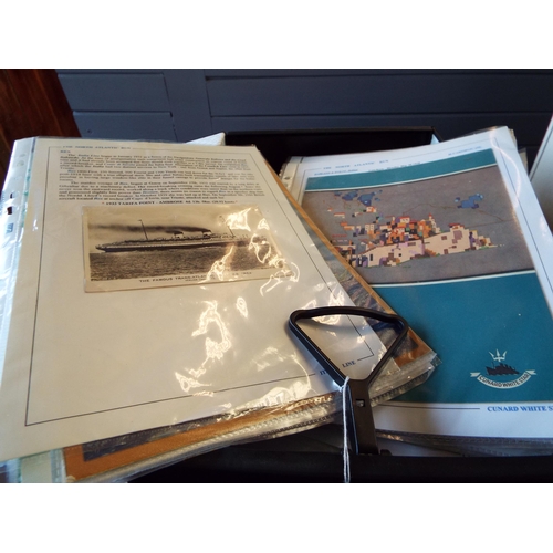 99 - A selection of assorted ephemera relating to The North Atlantic Run