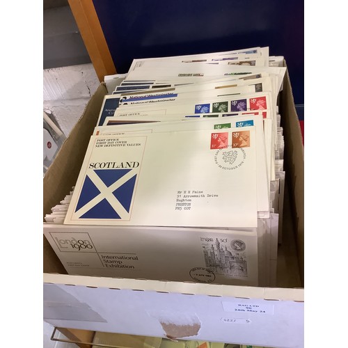 90 - A box of approx 400 Great Britain First Day Covers