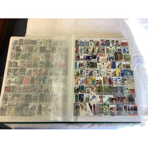 91 - A stock book housing a selection of used Great Britain stamps