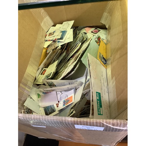 93 - A box containing a large selection of Australian stamps