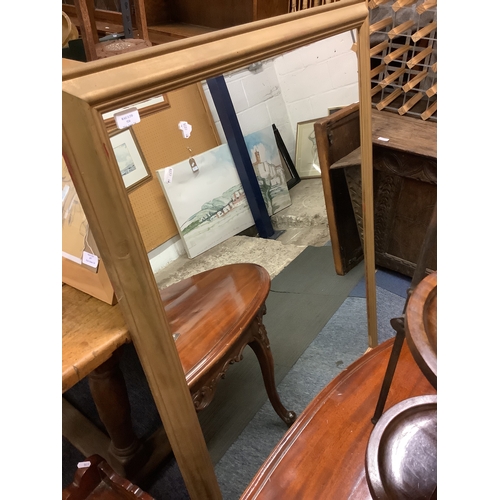 524 - A gilt painted mirror