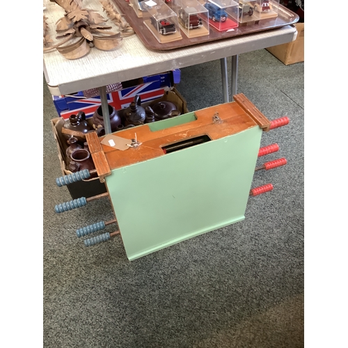 634A - A vintage child's folding football table