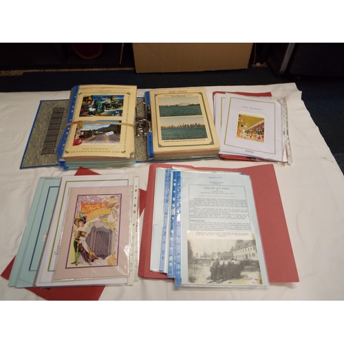 80 - A mixed selection of assorted stamps, postcards and ephemera to include 'Stage and Screen', 'Austral... 