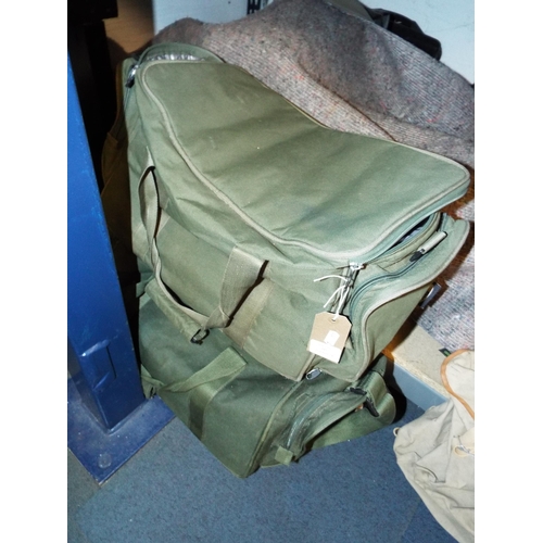 443 - Two large carp fishing bags