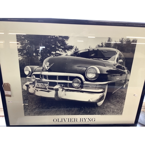 410 - A framed Oliver Ryng poster