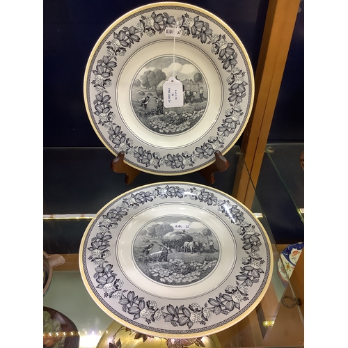 26 - Two Villeroy & Boch Audun Freme plates