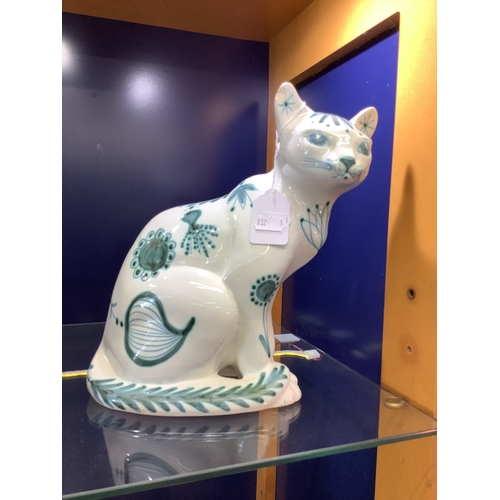 1 - A David Sharp blue and white cat (chip to ear)