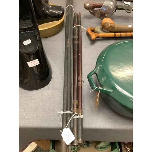 361 - Two vintage rare salmon/trout fishing rods