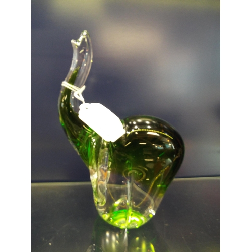 8 - A Murano handblown art glass elephant