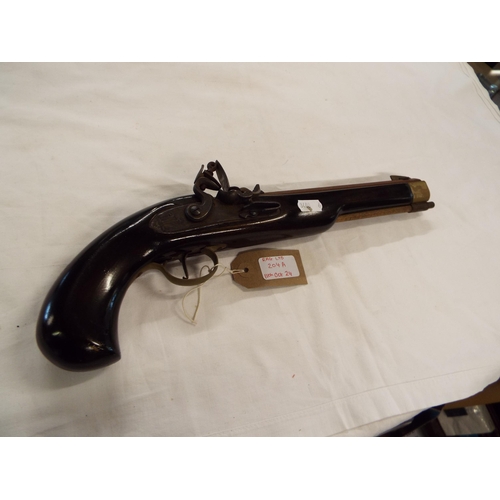 204A - A replica flintlock pistol