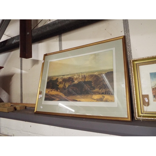 360 - A large print ‘London Plate I’