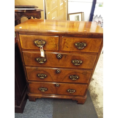 382 - A reproduction mahogany Georgian style television cabinet