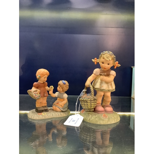 11 - Two Goebel figurines 'Blossoms of Friendship' and 'Spring Blossoms'