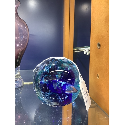 37 - A Caithness 'High Sea's' glass paperweight No 22424