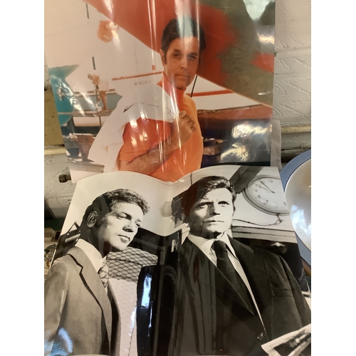 92 - An autographed photo of Jack Lord and two other photo's