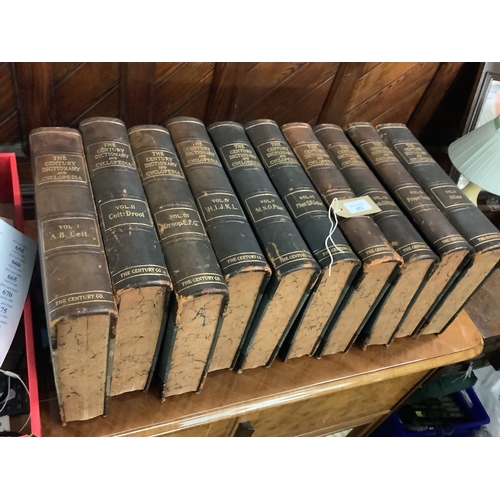 652 - Ten Volumes 'The Century Dictionary and Cyclopedia'