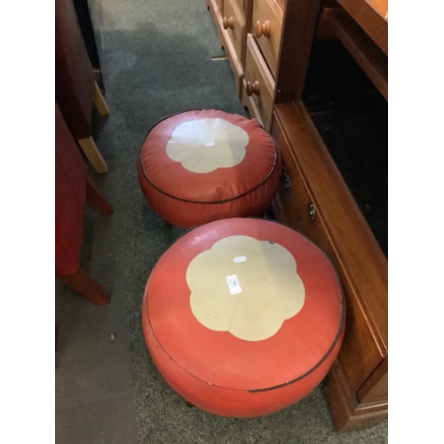 700 - Two 1960's foot stools A/F