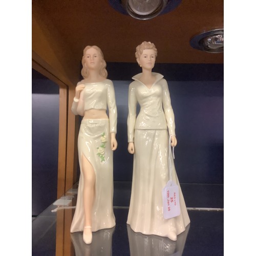 25 - Two Regal figurines 'Eva' and 'Michelle'