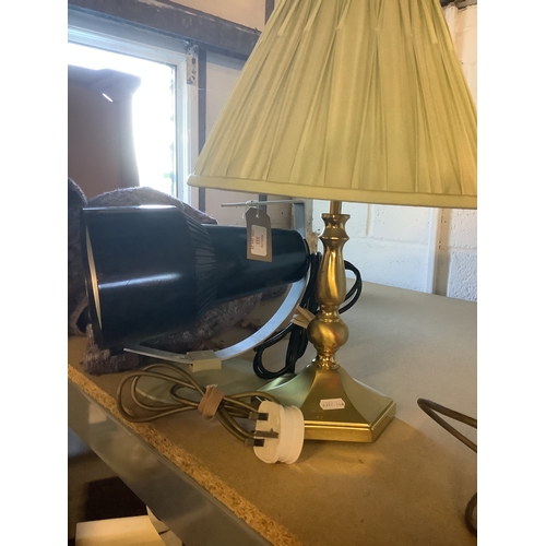 333 - A vintage Phillips table lamp plus another