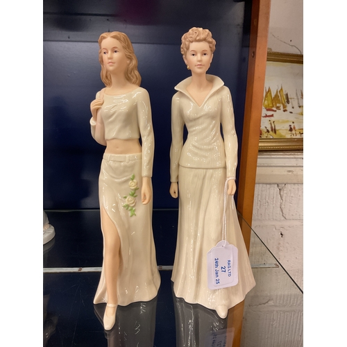 27 - Two Regal figurines 'Eva' and 'Michelle'