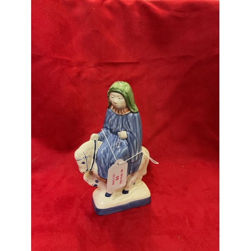 95 - A Rye Pottery Canterbury Tales Chaucer figure 'The Nuns Priest'