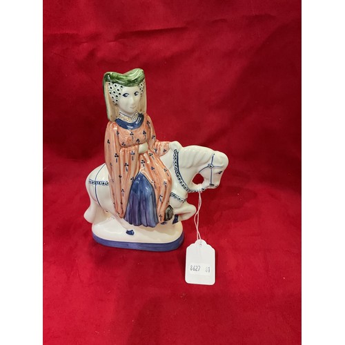 99 - A Rye Pottery Canterbury Tales Chaucer figure 'The Guildsman's Wife'