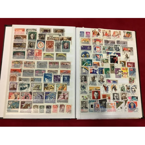 180 - A stock book housing Russian stamps