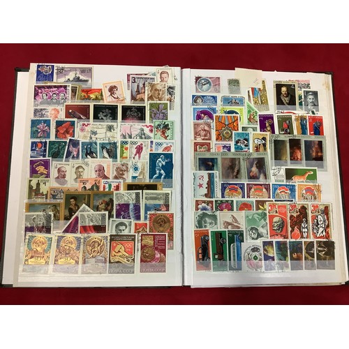 180 - A stock book housing Russian stamps