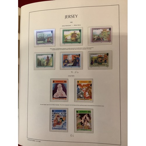 183 - An album housing a large selection of Jersey stamps mainly unmounted from 1941 to 1995