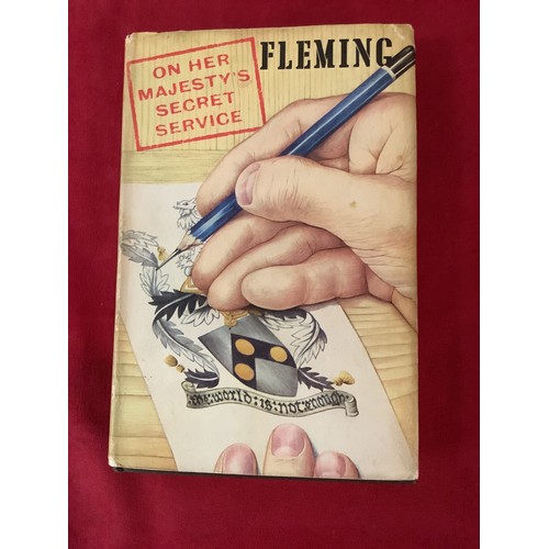 188 - An Ian Fleming James Bond 1st Edition 'On Her Majesty's Secret Service' with dust cover published by... 