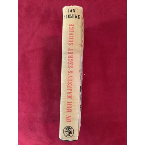 188 - An Ian Fleming James Bond 1st Edition 'On Her Majesty's Secret Service' with dust cover published by... 