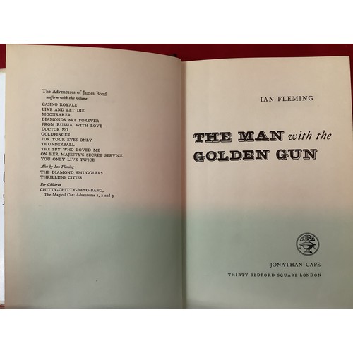 190 - An Ian Fleming James Bond 1st Edition 'The Man With The Golden Gun' with dust cover published by Jon... 