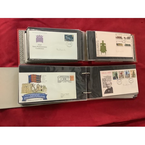 191 - Two albums housing a quantity of First Day Covers to include 'RX 102 Fishing', 'The National Trust',... 