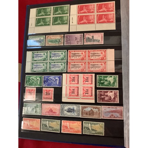 198 - An album housing a large selection of New Zealand stamps mint and used dating from 1857 to 1996