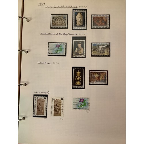 199 - An album housing a quantity of Cyprus/Turkish mint and used stamps  early to modern examples