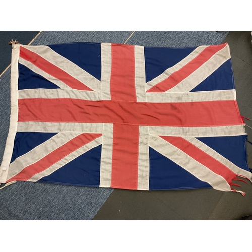 238 - A vintage Union Jack flag 55” x 35”