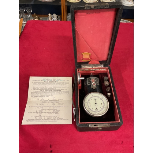 242 - A boxed vintage Tachometer No 20/34 Type A/2