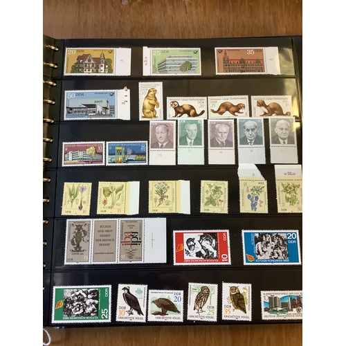 140 - An album housing a collection of East Germany unmounted mint stamps