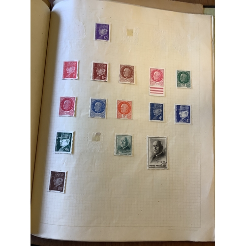 145 - An album housing a collection of France and Colonies stamps to include some early issues