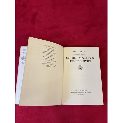 188 - An Ian Fleming James Bond 1st Edition, 4th Impression of 'On Her Majesty's Secret Service' published... 