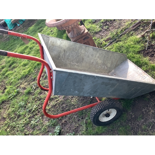 503 - A large Saxon Model 9H wheelbarrow capacity 9 1/4 cu ft