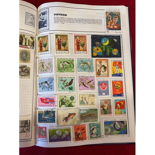 138 - An album housing a large selection of stamps of the World to include Bulgaria, Denmark, Great Britai... 